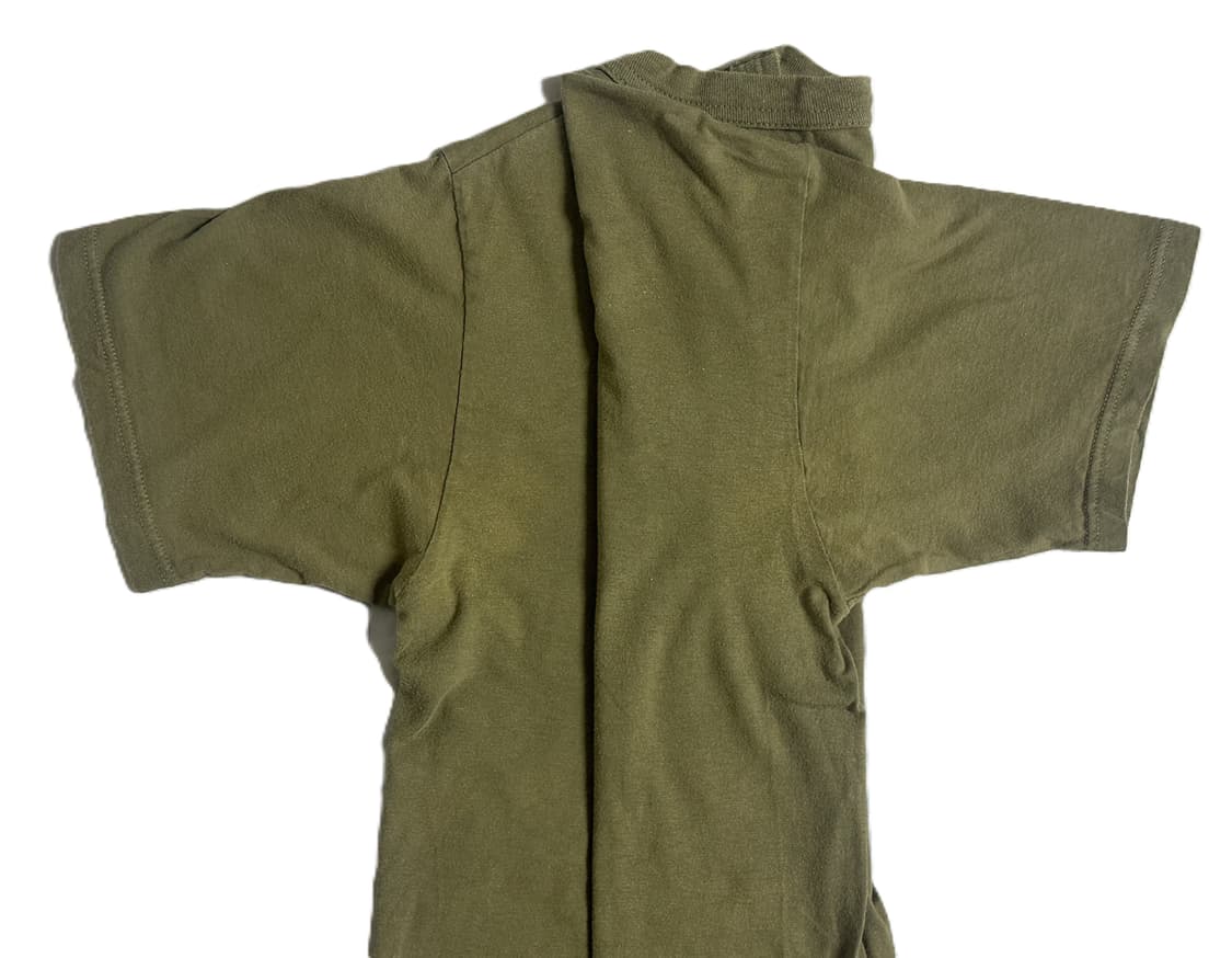 미군 카키색 라운드 반팔 티셔츠 (M) (16) (만원샵) 상품이미지5