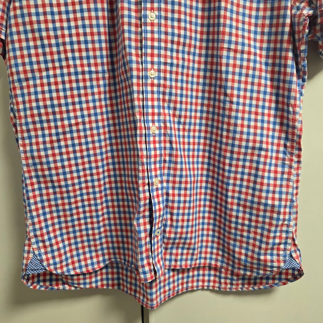 Tommy Hilfiger 반팔 체크 셔츠 L(100) 상품이미지3