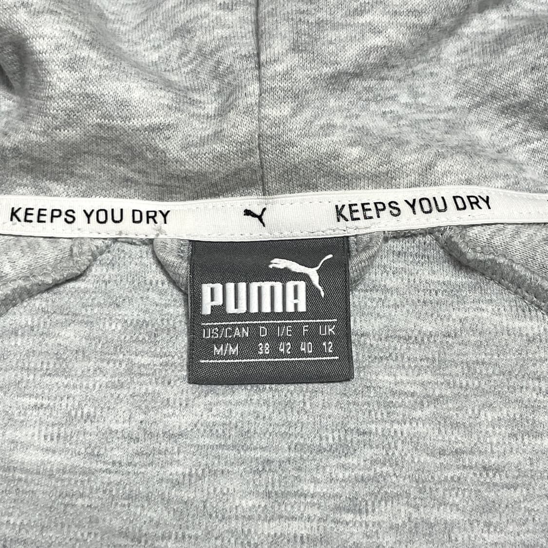 푸마 라이트그레이 테크팩 후드집업 남성M 상품이미지5
