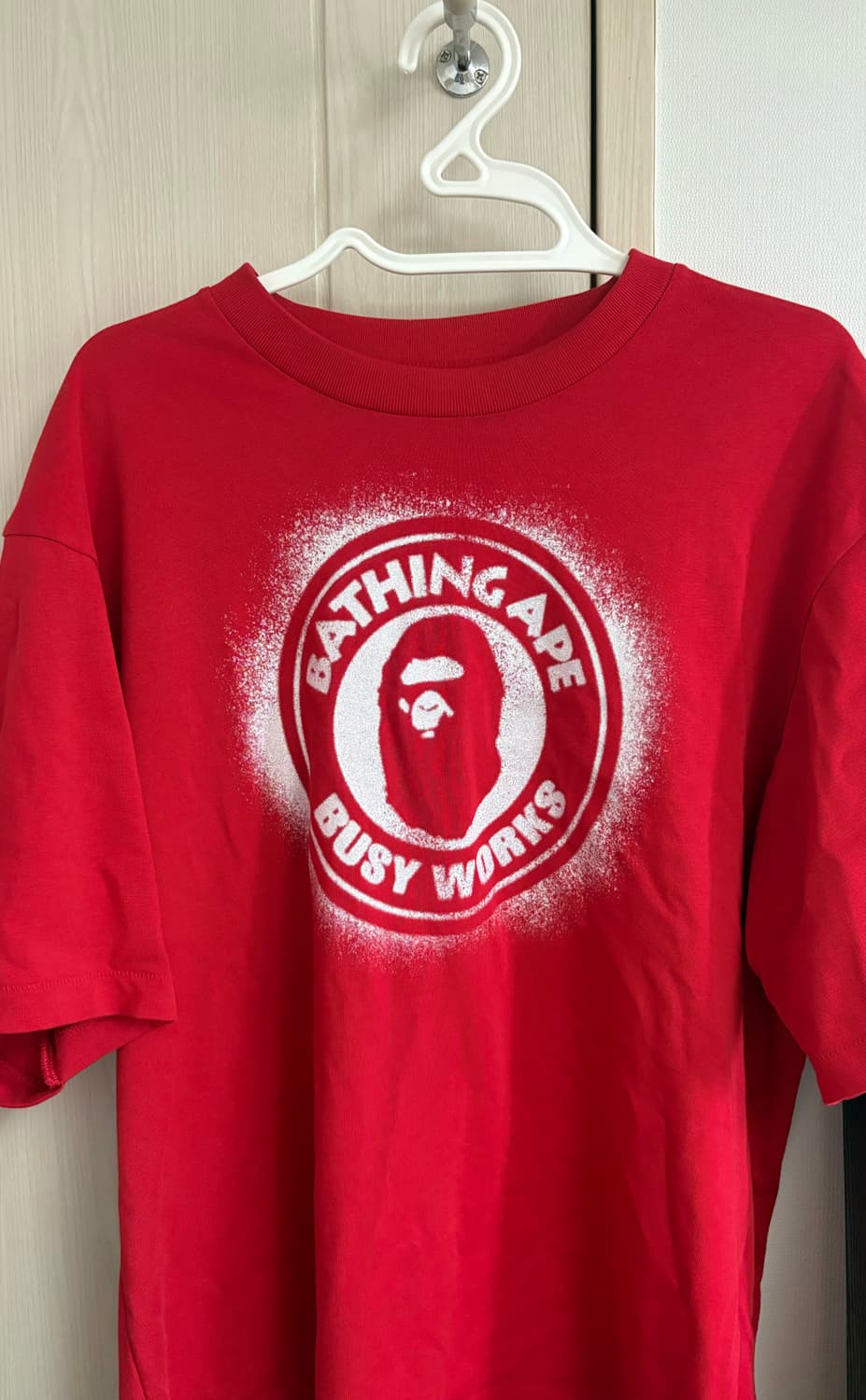 베이프 bape 스프레이 프린트 비지 웍스 릴렉스 핏 티셔츠 M 상품이미지2