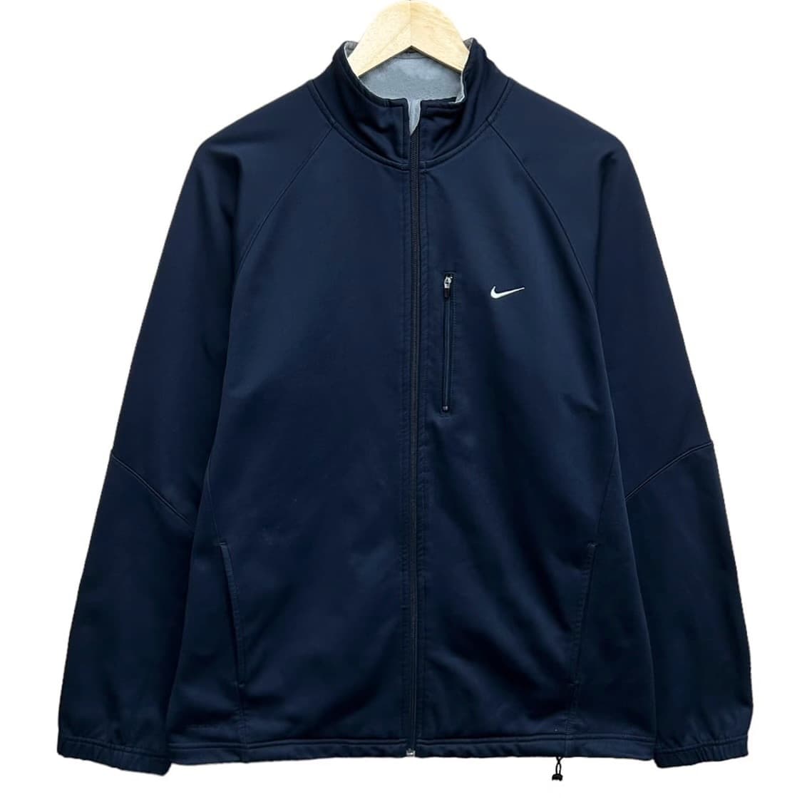 [M] Nike 나이키 스우시 네이비 기모 집업 져지 상품이미지6
