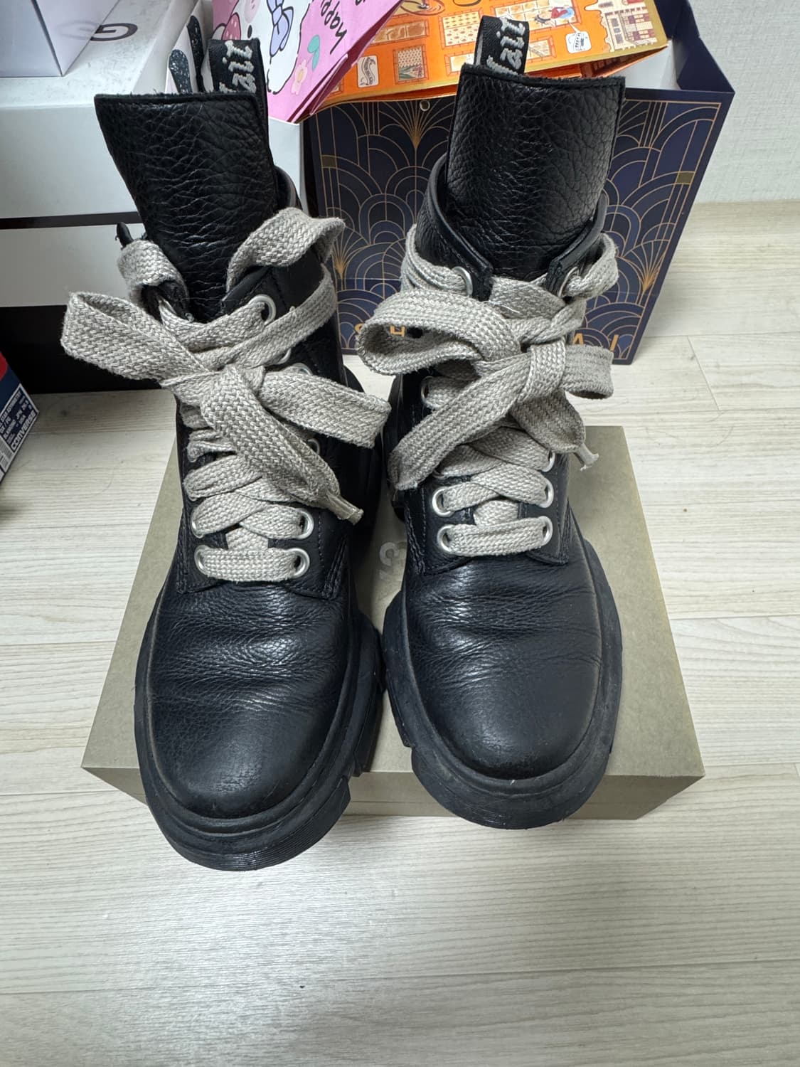 닥터마틴 X 릭 오웬스 1460 DMXL EU40사이즈 상품이미지2