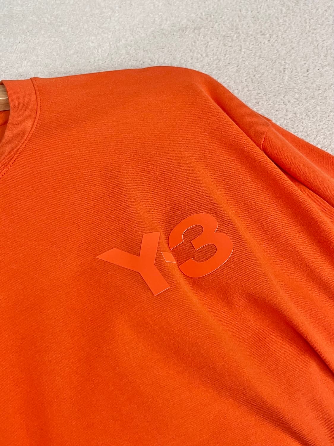 Y-3 로고 롱슬리브 오렌지 상품이미지10
