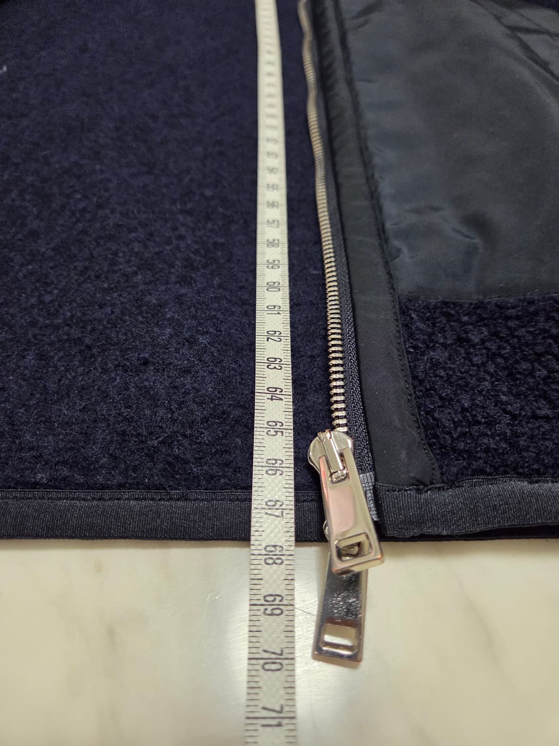 띠어리 네이비 플리스 후드집업 상품이미지7