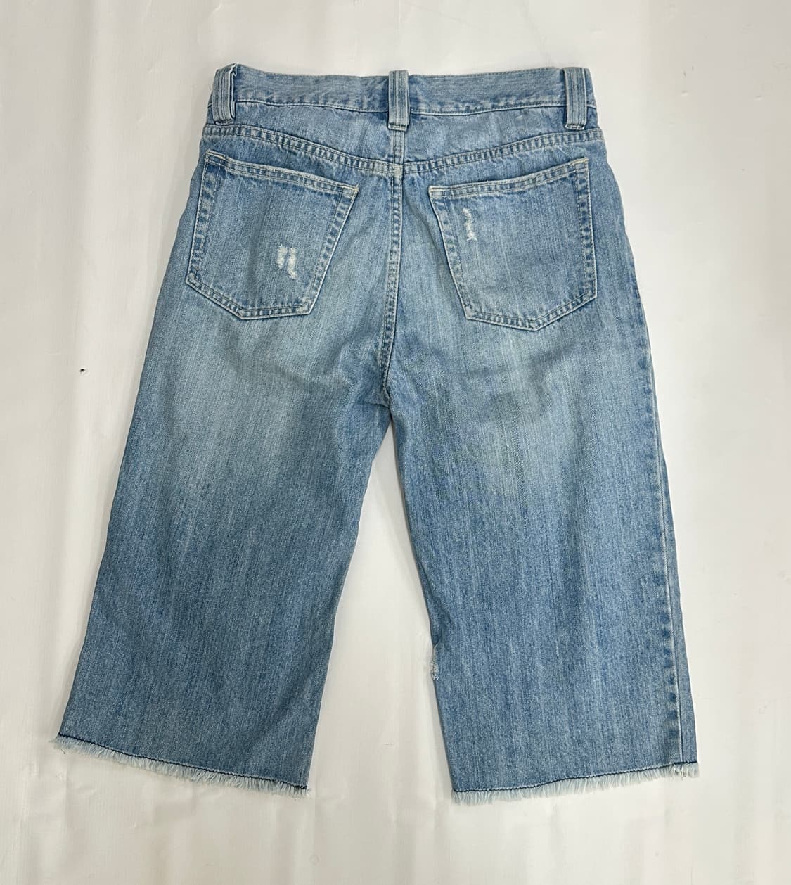 ⭐️타투st 펑크 7부 데님 연청 팬츠⭐️반바지 일본 빈티지 보헤미안  상품이미지3