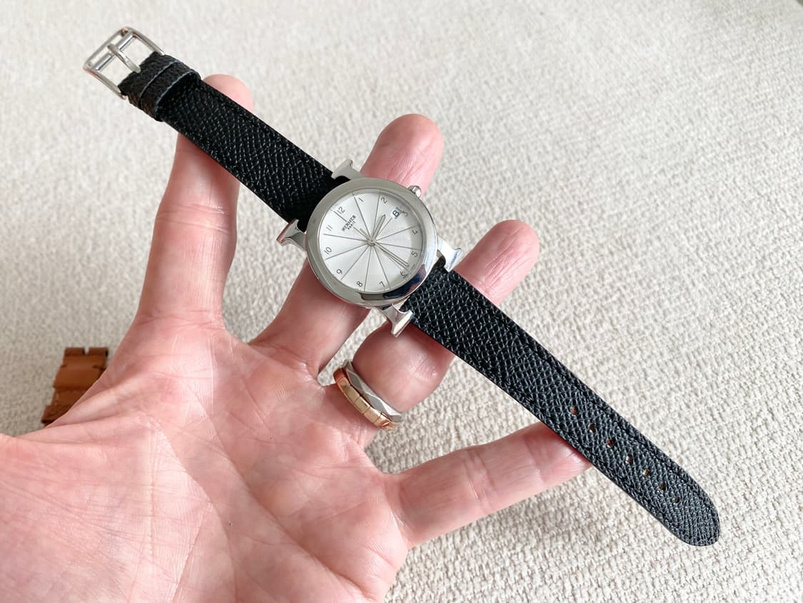 에르메스 론도 HR1.510 여성용 중형 사이즈 30mm 쿼츠 상품이미지7