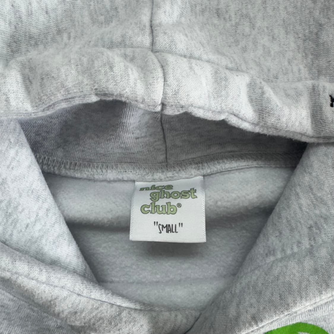 Nice ghost club 나이스 고스트 클럽 멜란지 후드티 상품이미지6