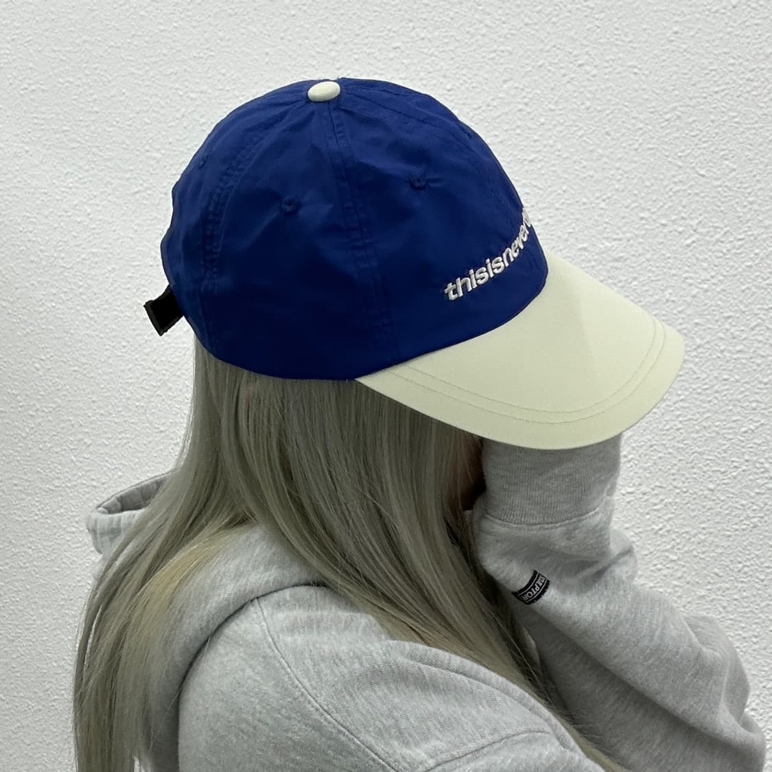 디스이즈네버댓 블루배색 스냅백 상품이미지2
