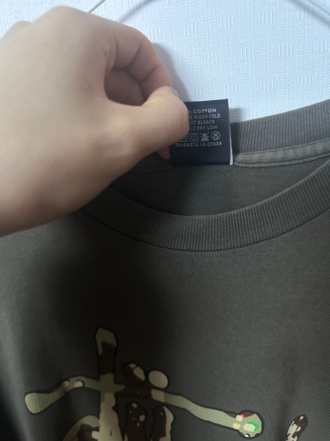 스투시 카모 반팔티 m 상품이미지4