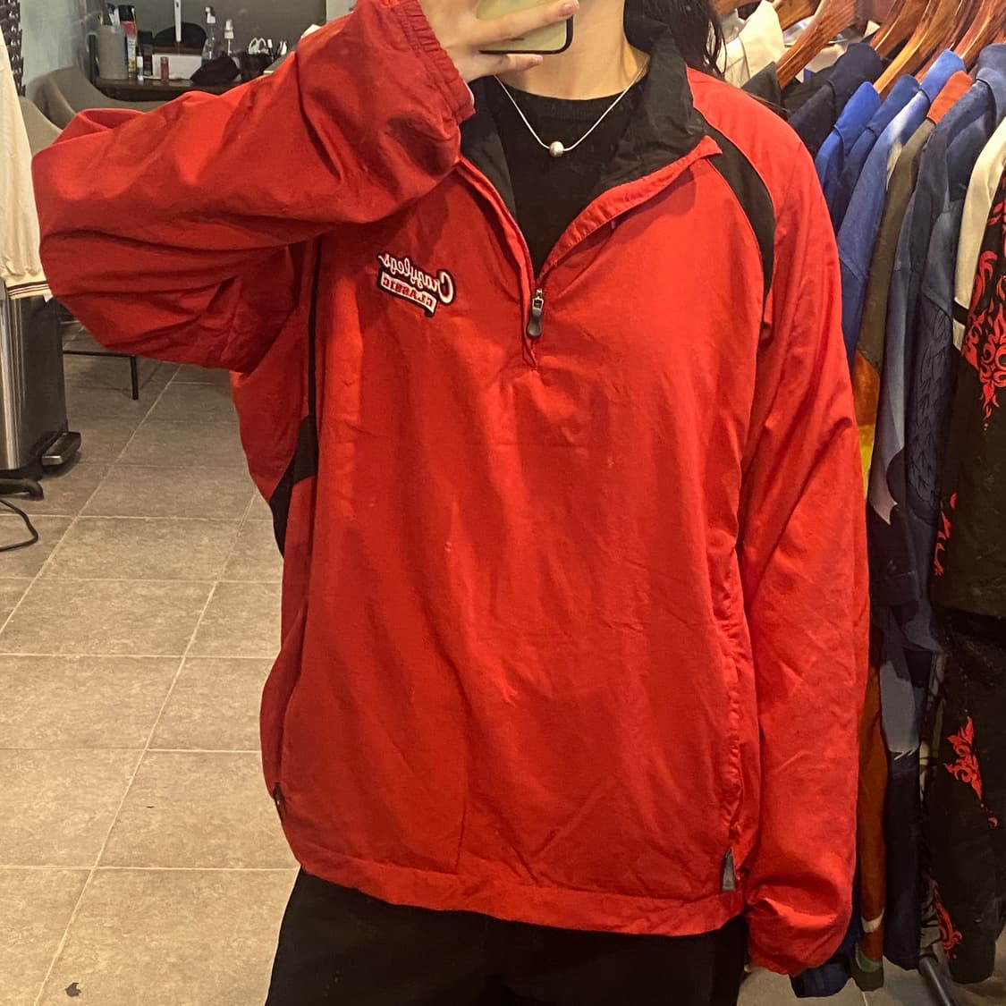 [NO.9] Adidas 레드 반집업 바람막이 상품이미지2