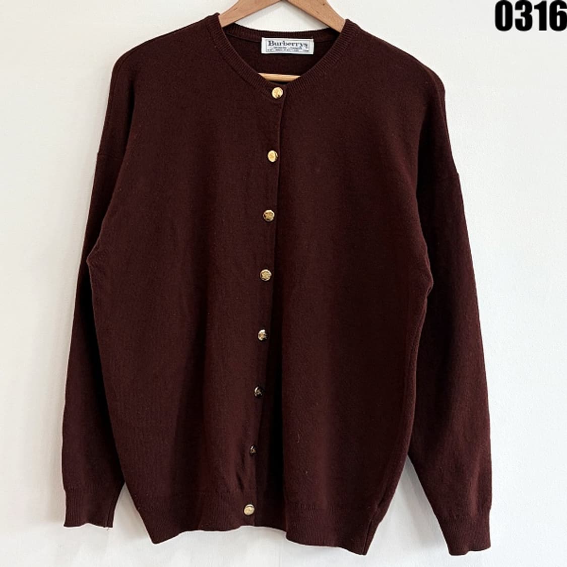 버버리 울 니트 가디건 100 0316 상품이미지1
