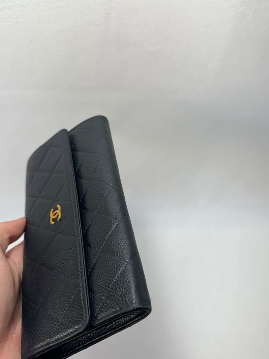 샤넬 캐비어 금장 장지갑 상품이미지4