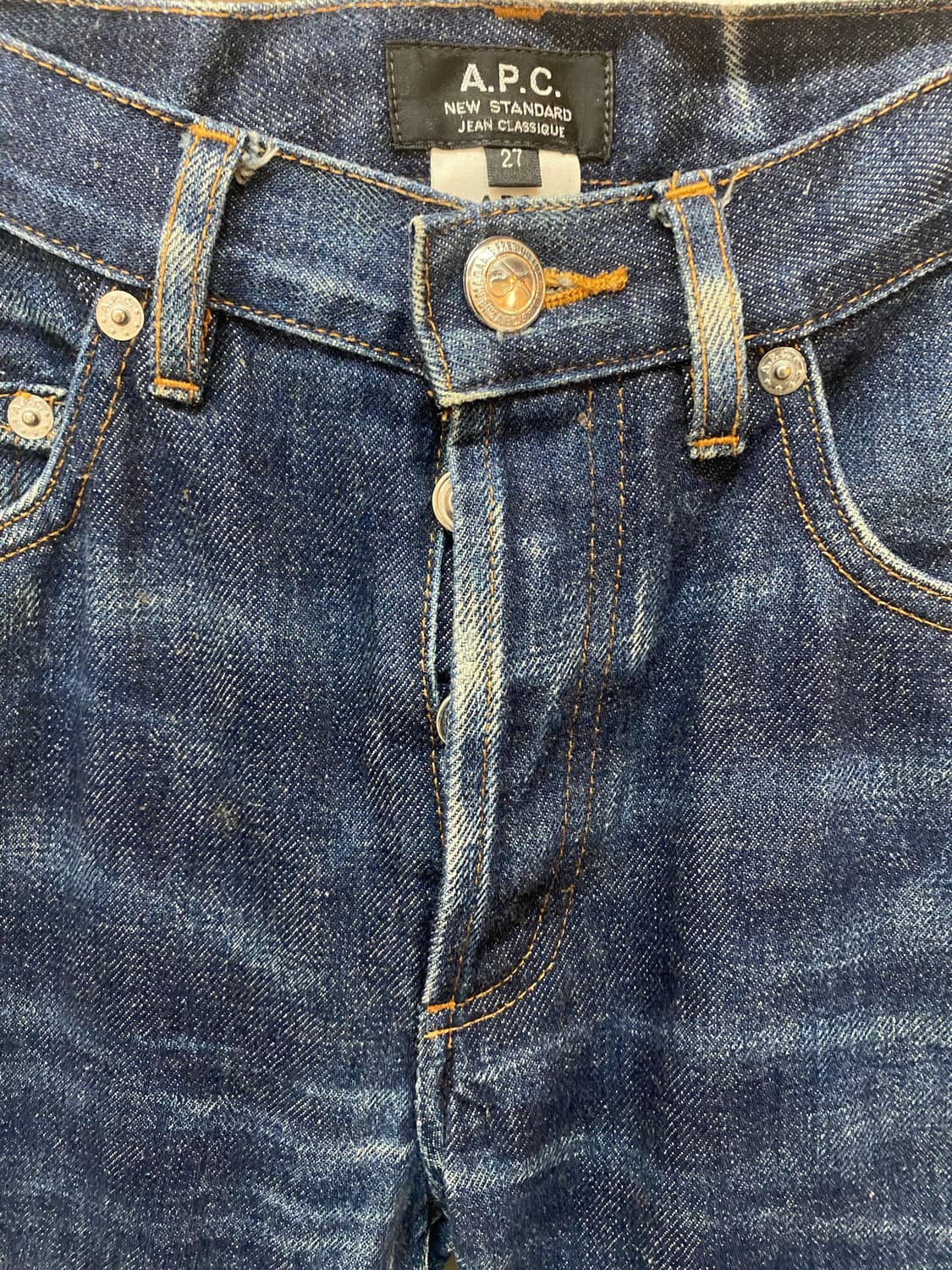 정품 A.P.C. 뉴 스탠다드 데님 청바지 27사이즈 상품이미지3
