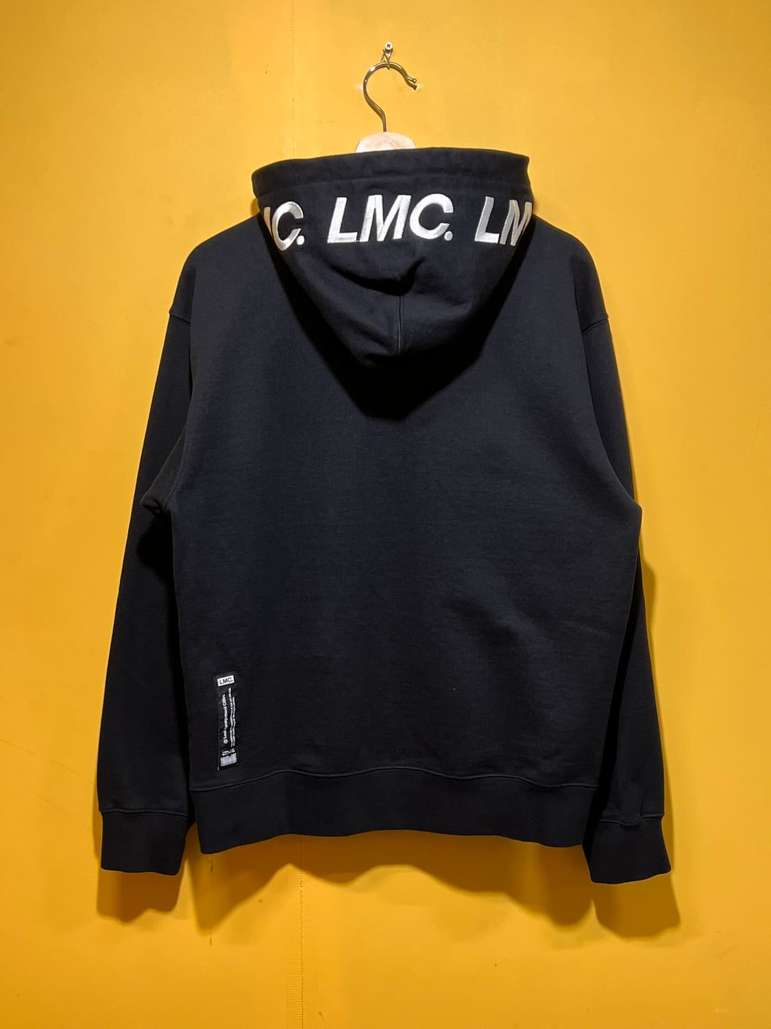 [S] LMC 로고 후디 블랙 글로브 프린트 레터링 풀오버 후드티셔츠 상품이미지9