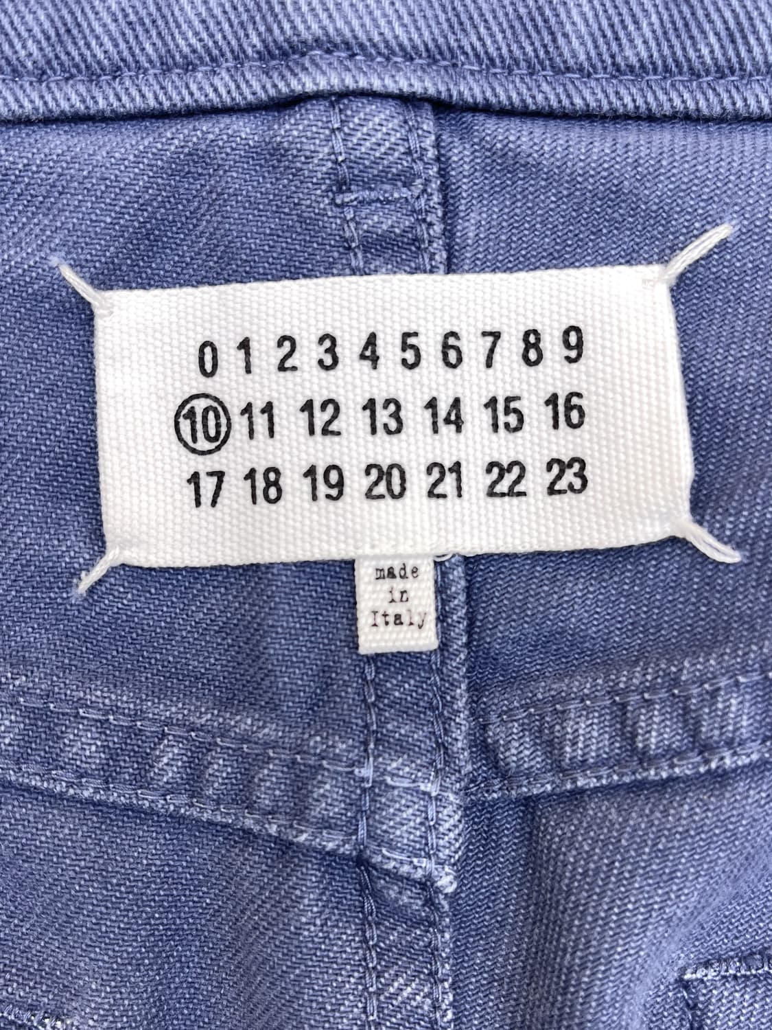 메종 마르지엘라 13fw 백 스티치  데님 진  상품이미지7