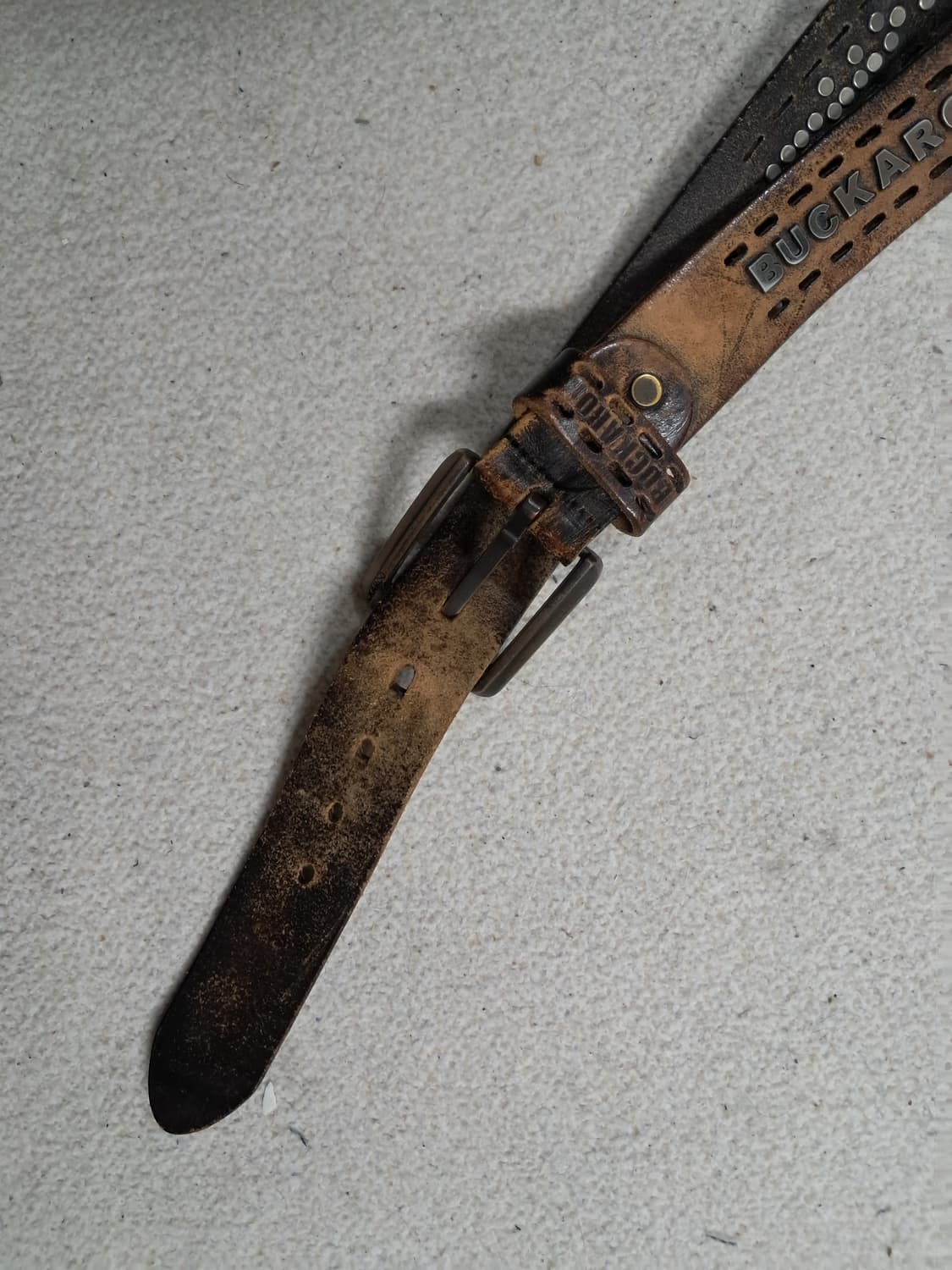 버커루 빈티지가죽벨트 상품이미지2