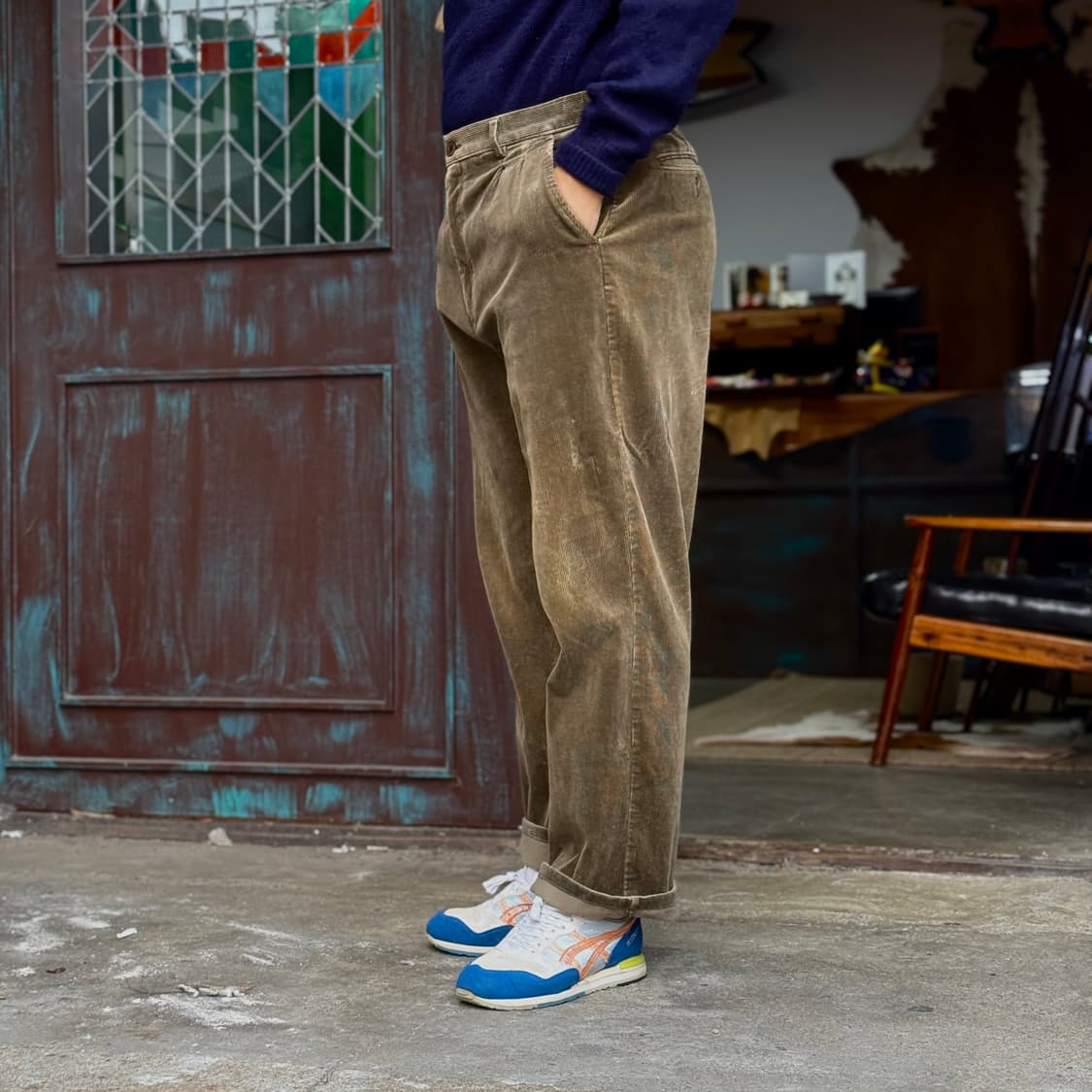 C-Line Jeans 투턱 코듀류이 팬츠 34 상품이미지8