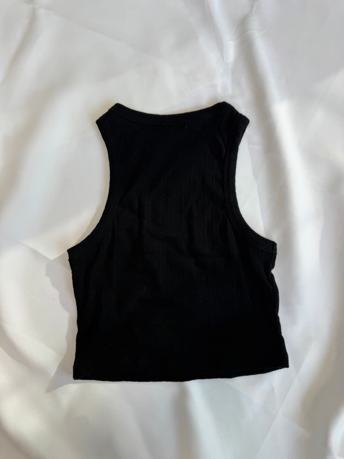 에즈이프캘리) 프린팅 크롭 나시 상품이미지3