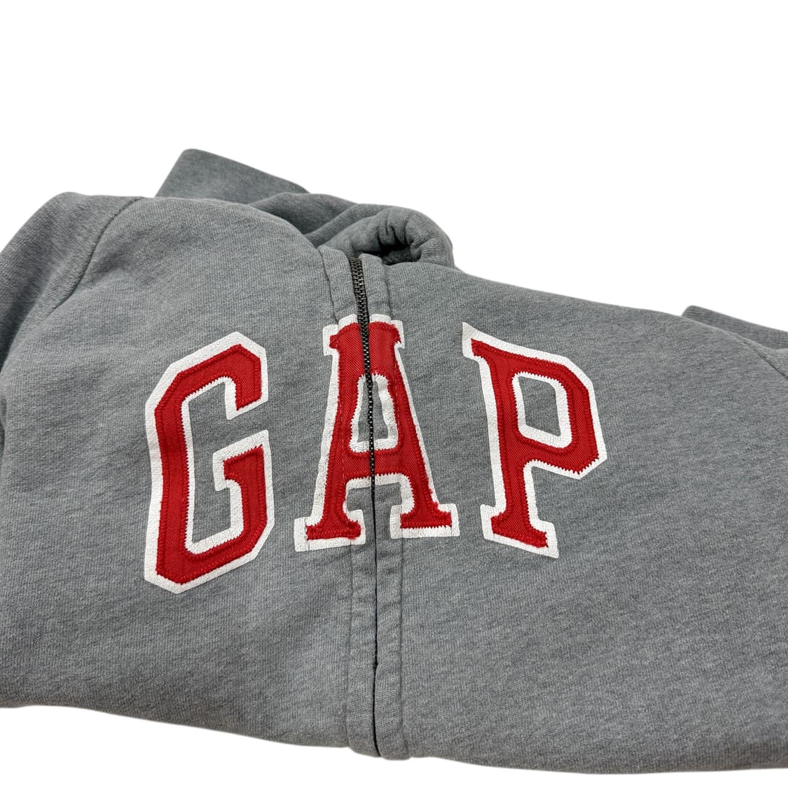 GAP 빈티지 스펠로고 후드집업 자켓 그레이 S 상품이미지6