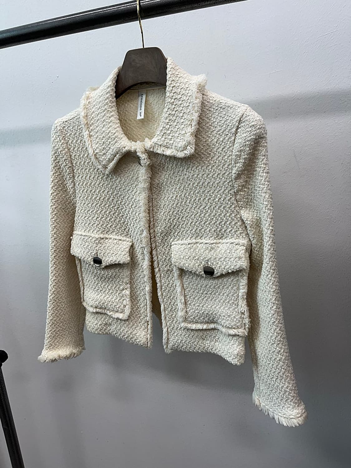 여) 텐시오네 인 이태리 트위드 자켓  상품이미지2