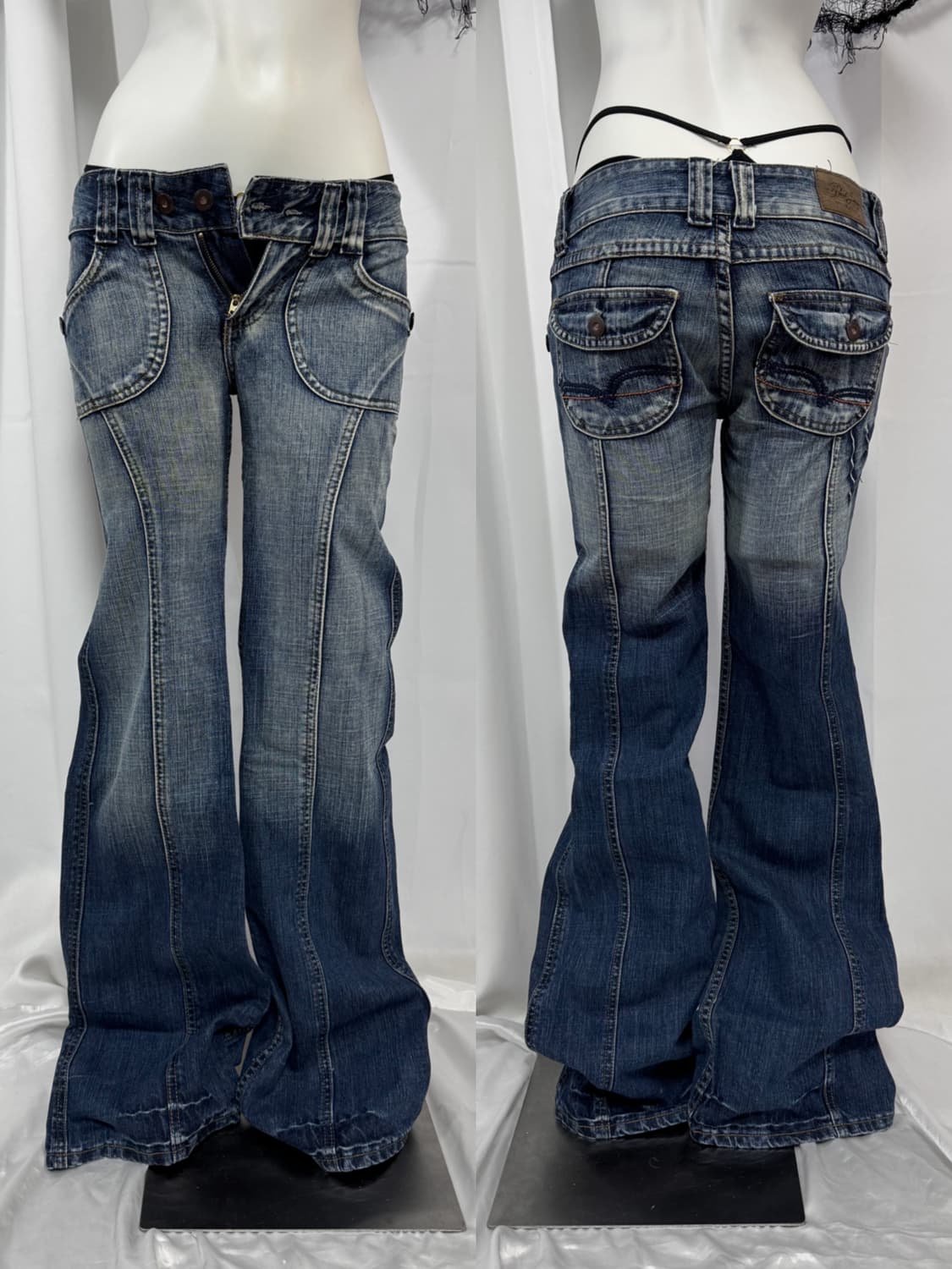 denim detail pants 상품이미지1