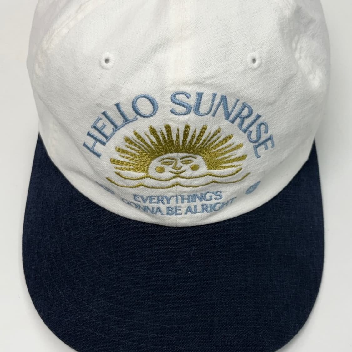 HELLO SUNRISE 투톤 워시드 OG 6패널 캡 상품이미지2