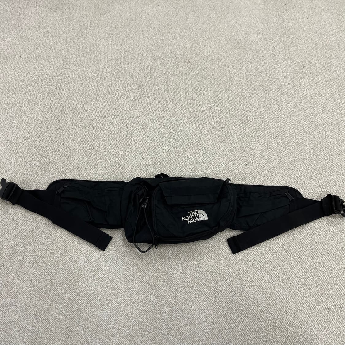 [실측확인] 노스페이스 블랙 힙색 슬링백 가방 0120M1 상품이미지1