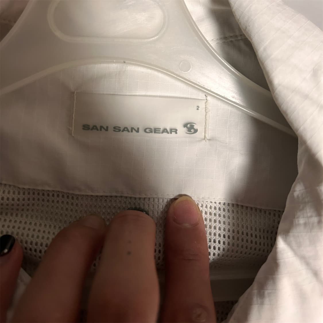 산산기어 코치 자켓 아이보리 - 25SS 상품이미지2