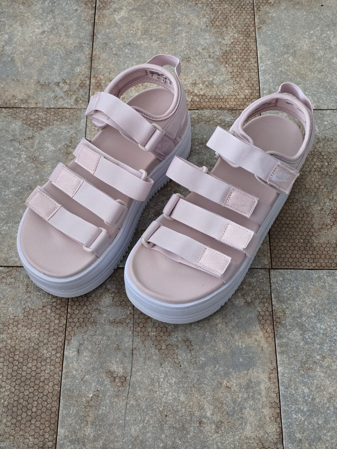 (230)나이키 아이콘 클래식 핑크 샌들 상품이미지1