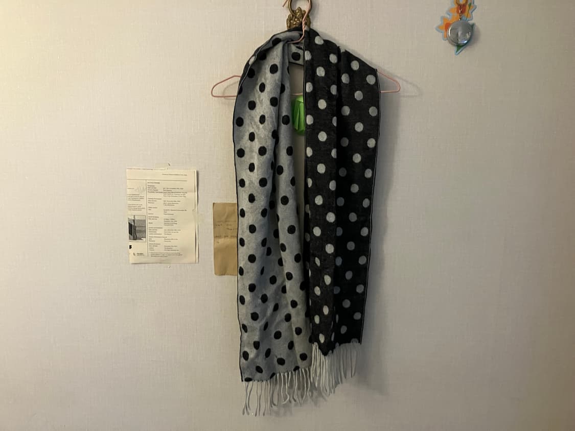 빈티지 땡땡이 목도리 상품이미지1