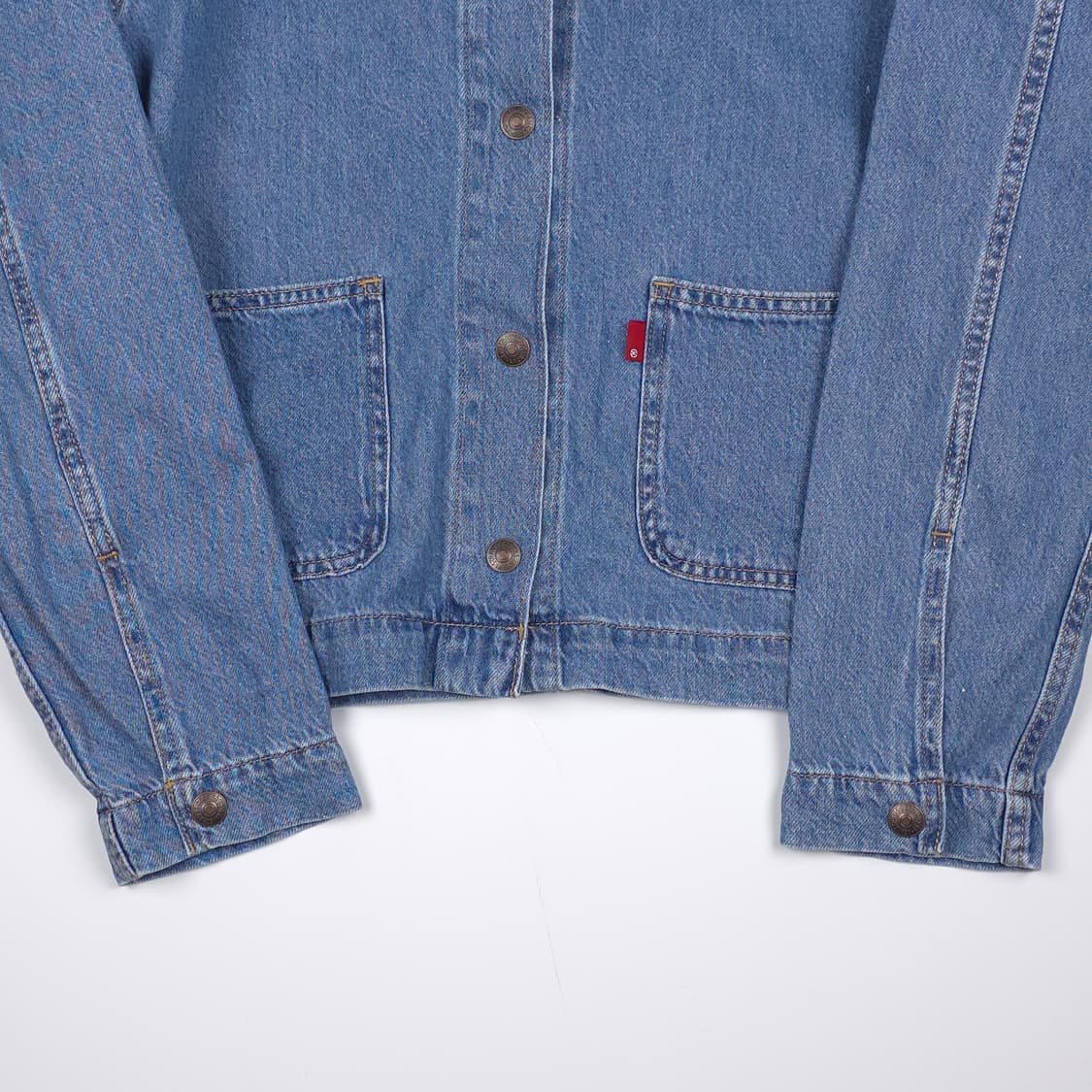 리바이스 데님자켓 연청~중청 (S) 상품이미지2