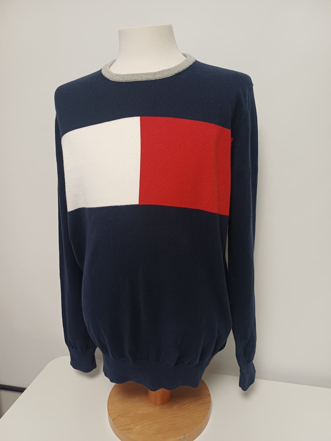 (정품) 타미힐피거 빅플래그 코튼 니트 (M) 상품이미지2