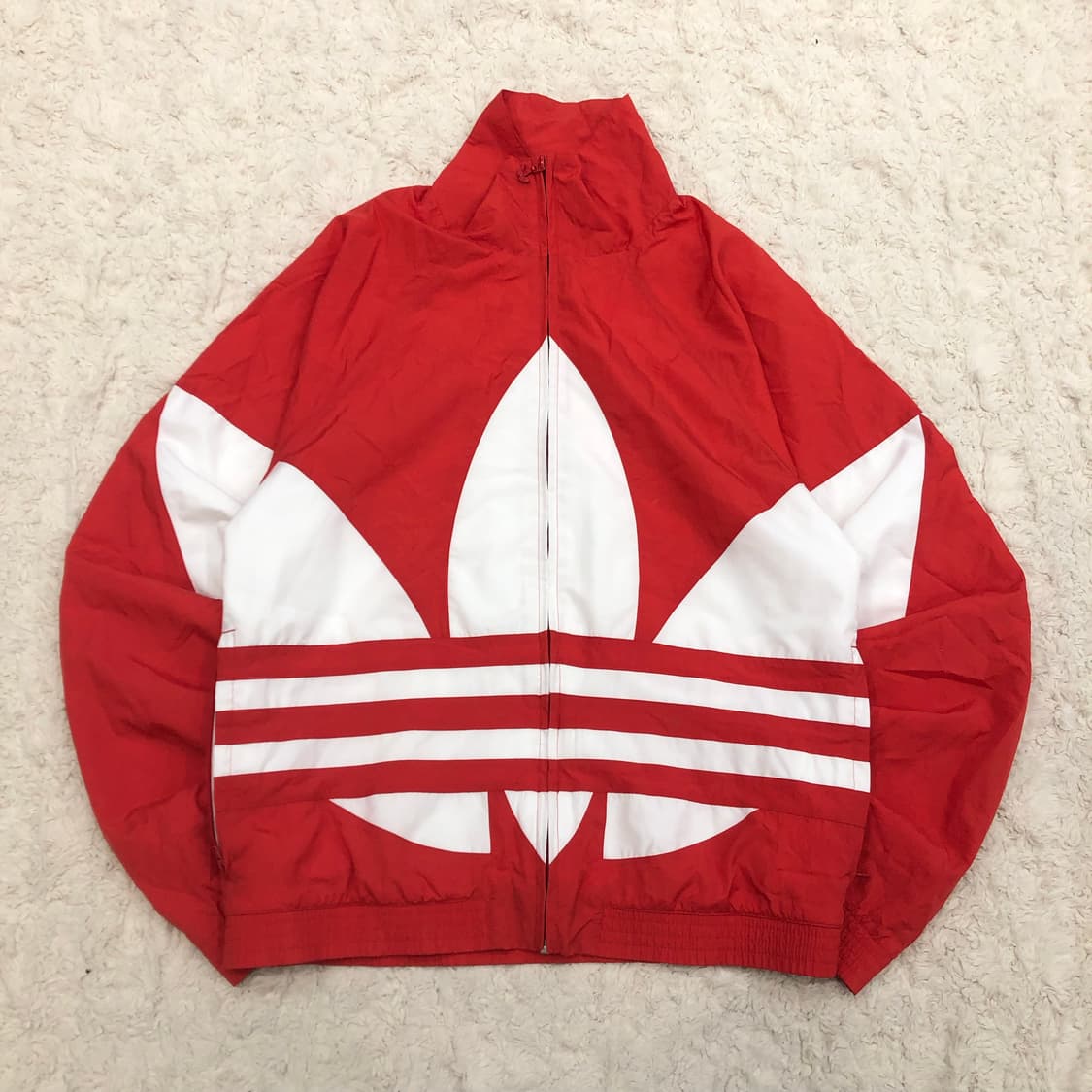 아디다스 파이어버드 빅로고 오버핏 바람막이 자켓 상품이미지1