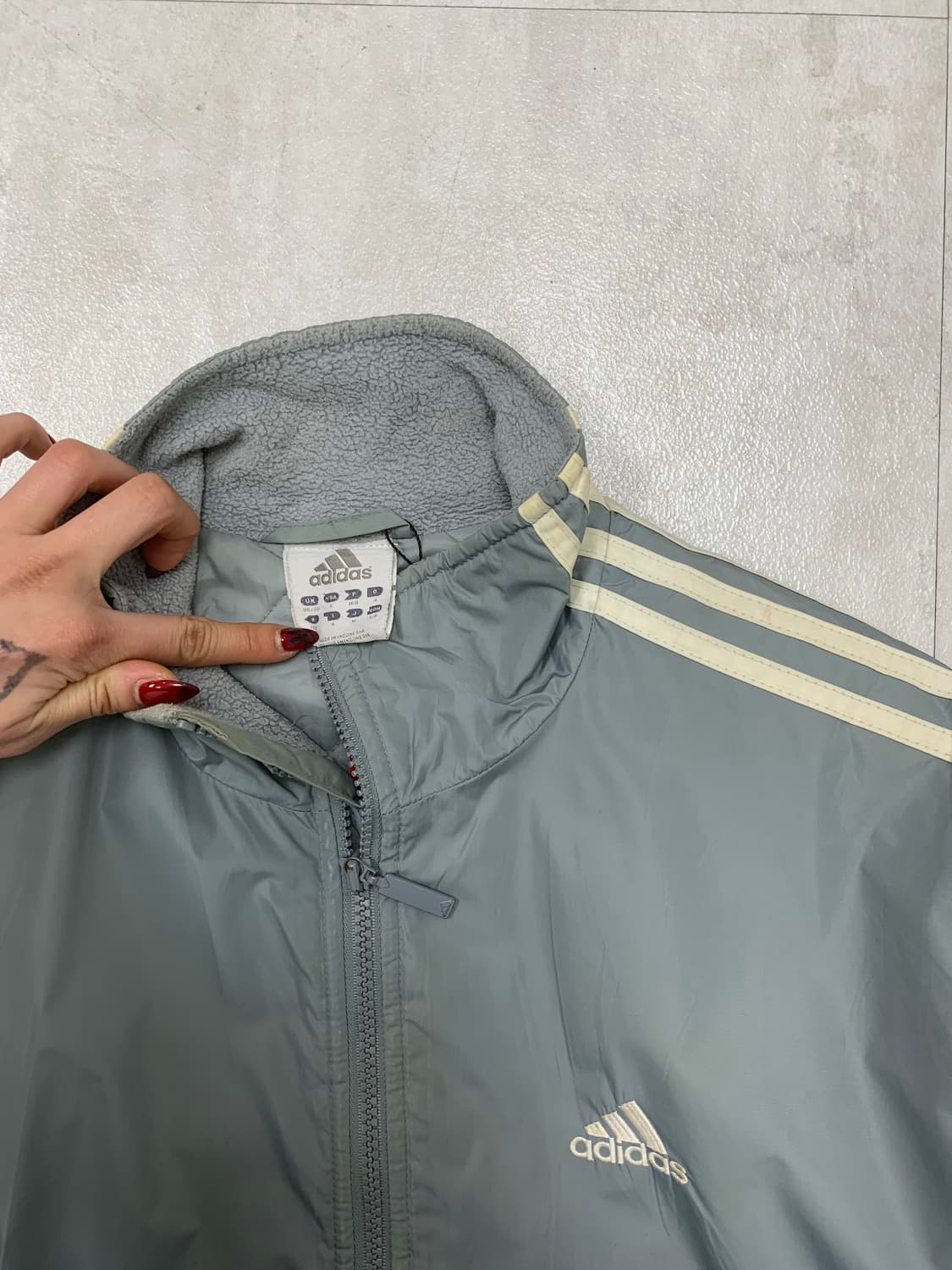 아디다스 스카이블루 바람막이 상품이미지3