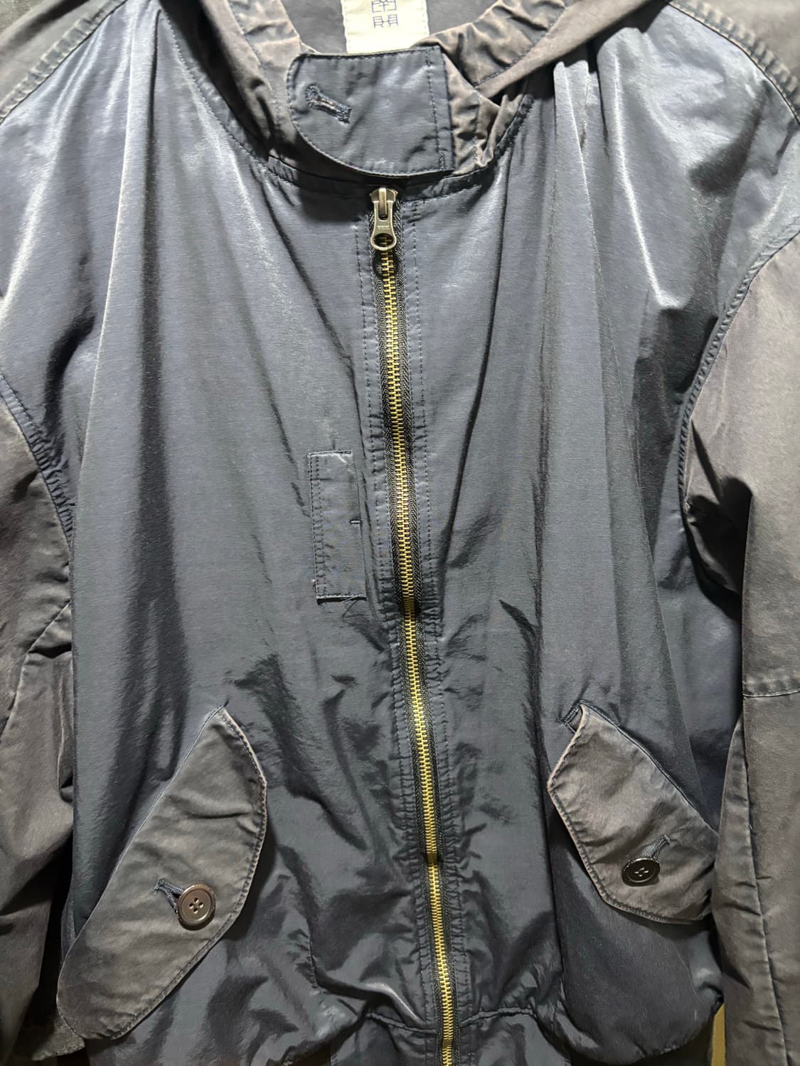 폴리테루 밀 블록 파카 3사이즈 상품이미지2