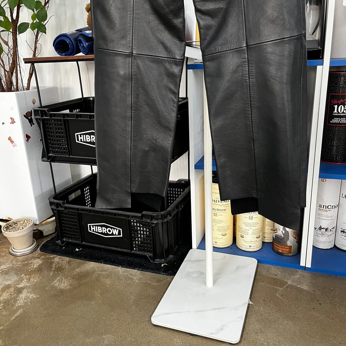 베트멍 우먼 카프스킨 컷아웃 레더팬츠 S 상품이미지7