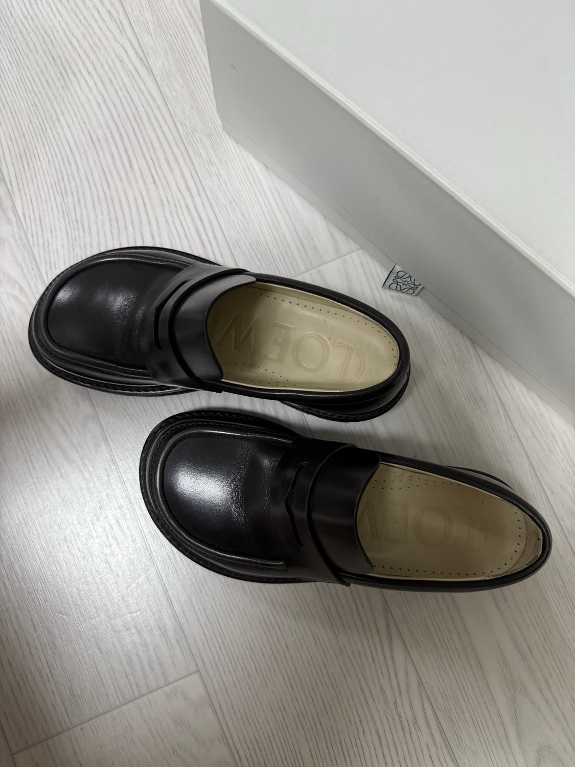 (LOEWE) 로에베 블레이즈 브라운 플랫폼 로퍼 35 상품이미지4
