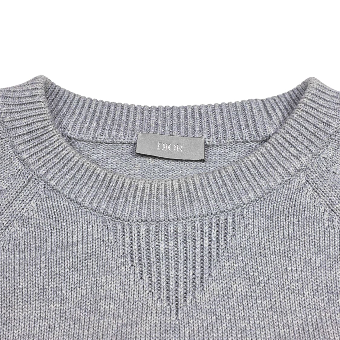 디올 오블리크 인서트 니트 그레이 상품이미지4