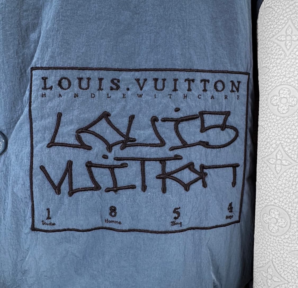 [52] 루이비통 남성 믹스드 레더 테디 바시티 블루종 블루 1AAHGX 상품이미지6