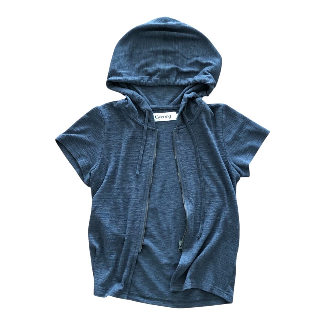 gyeong short-sleeve hooded zip-up jacket 상품이미지3