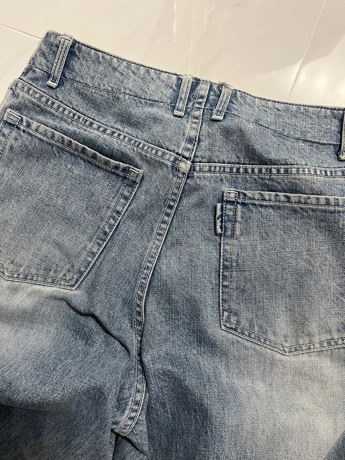 포터리 원워시 데님 연청 상품이미지4