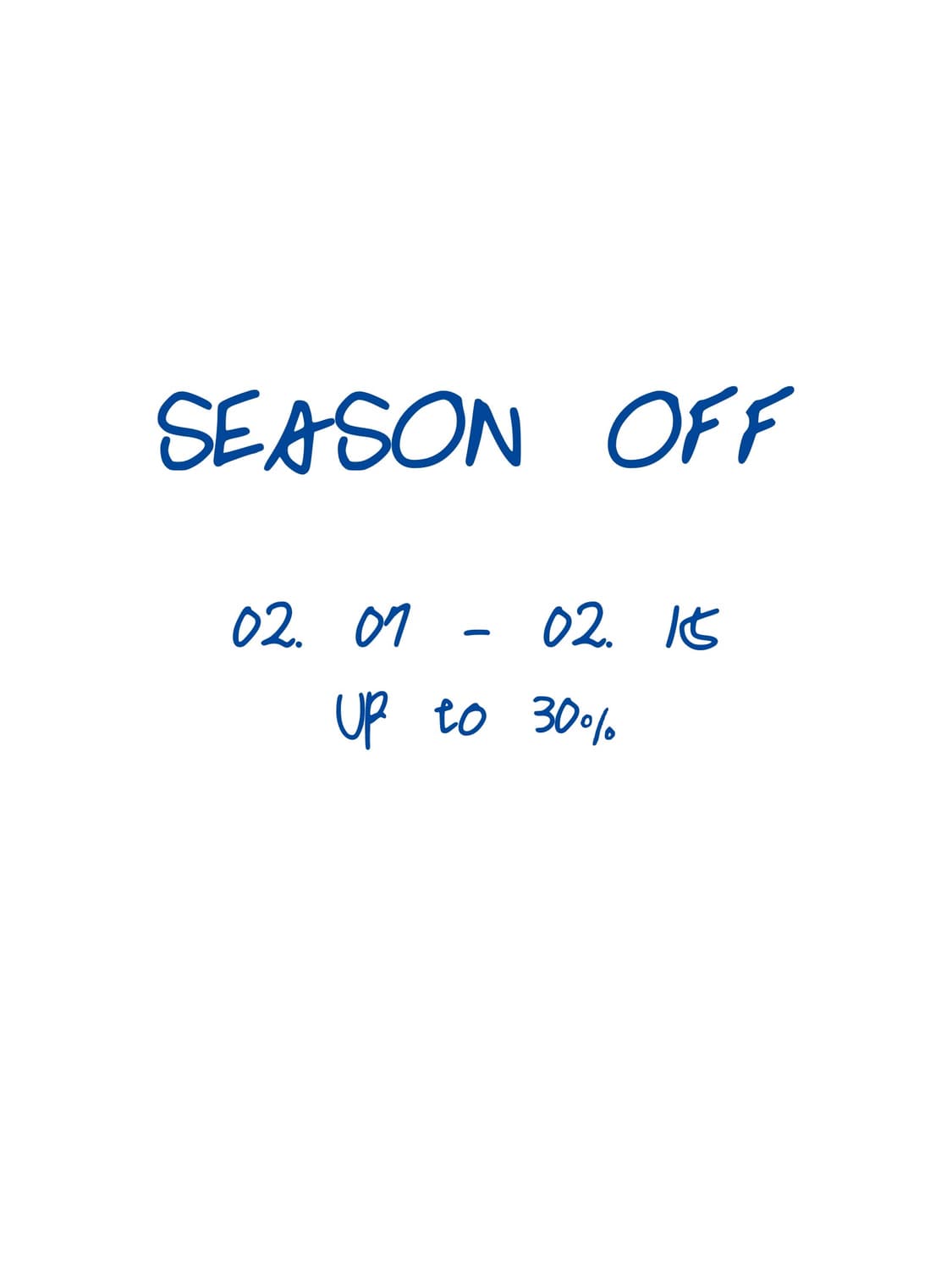 SEASON OFF / Up To - 30 상품이미지1