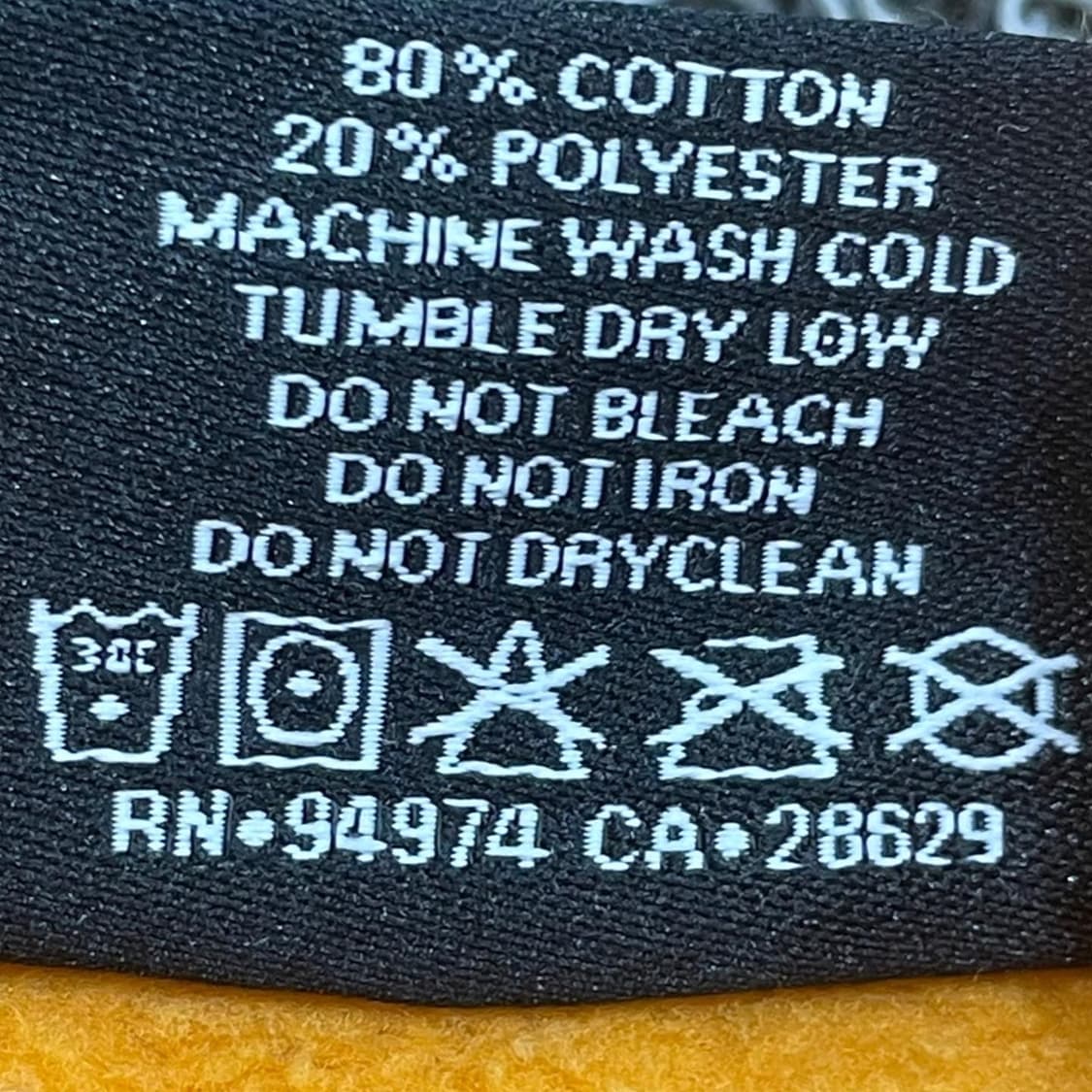 STUSSY  스투시 빅 스탁로고 오렌지 맨투맨 상품이미지4