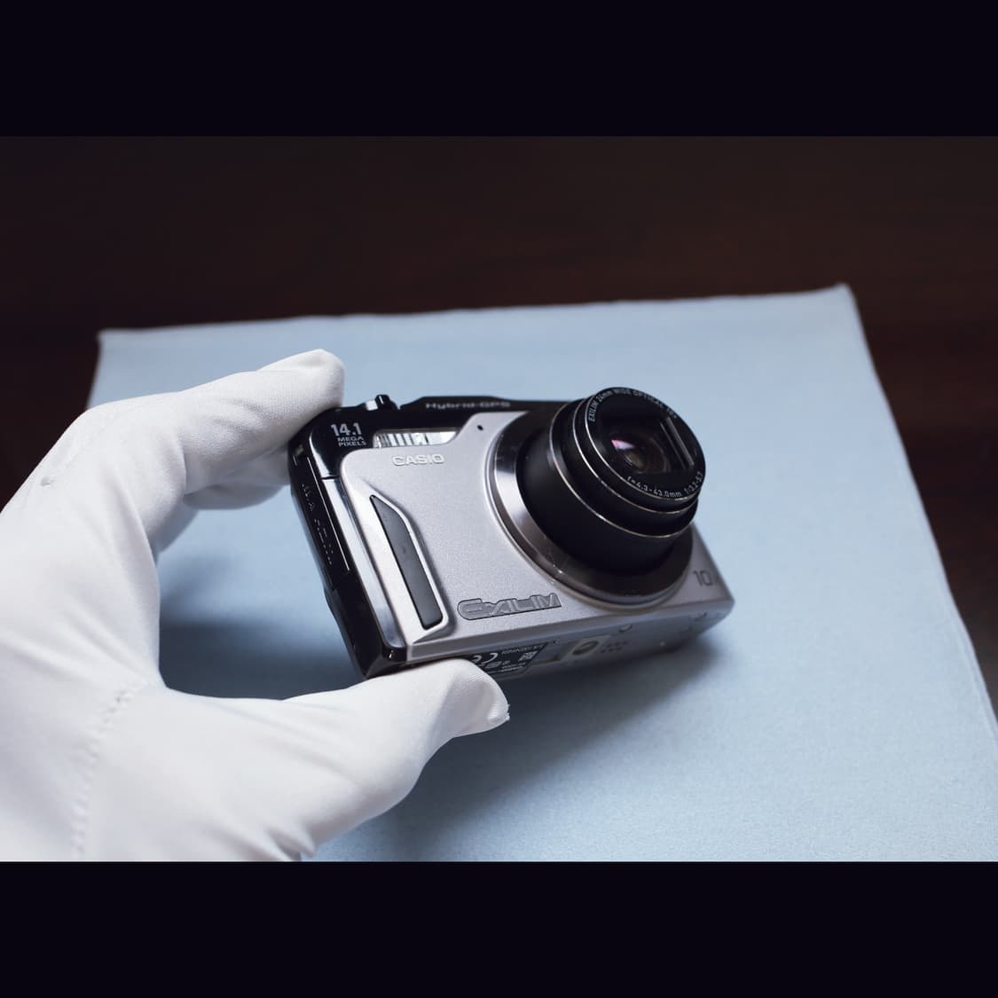 레어<준민트급> 카시오 엑슬림 H20g (H15) 실버 빈티지 디카 상품이미지5