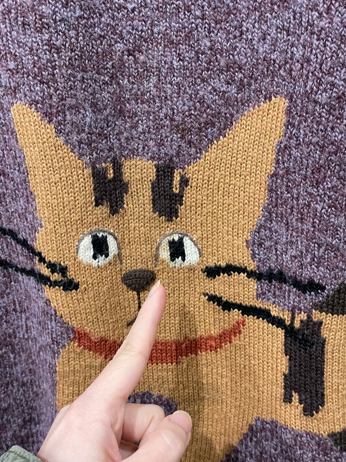 네코 타로 후드 니트 상품이미지8