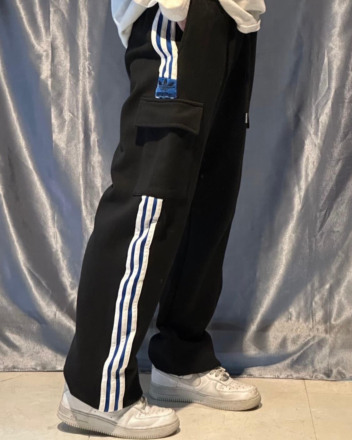 Free 아디다스 블루 파이어버드 트레이닝 조거 팬츠 상품이미지1