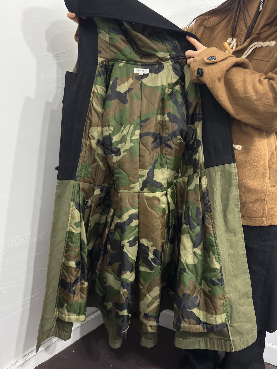 yukara duffle hood design coat 상품이미지7