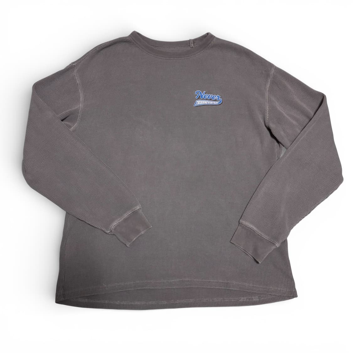 S 디스이즈네버댓 차콜 와플 롱슬리브 상품이미지1