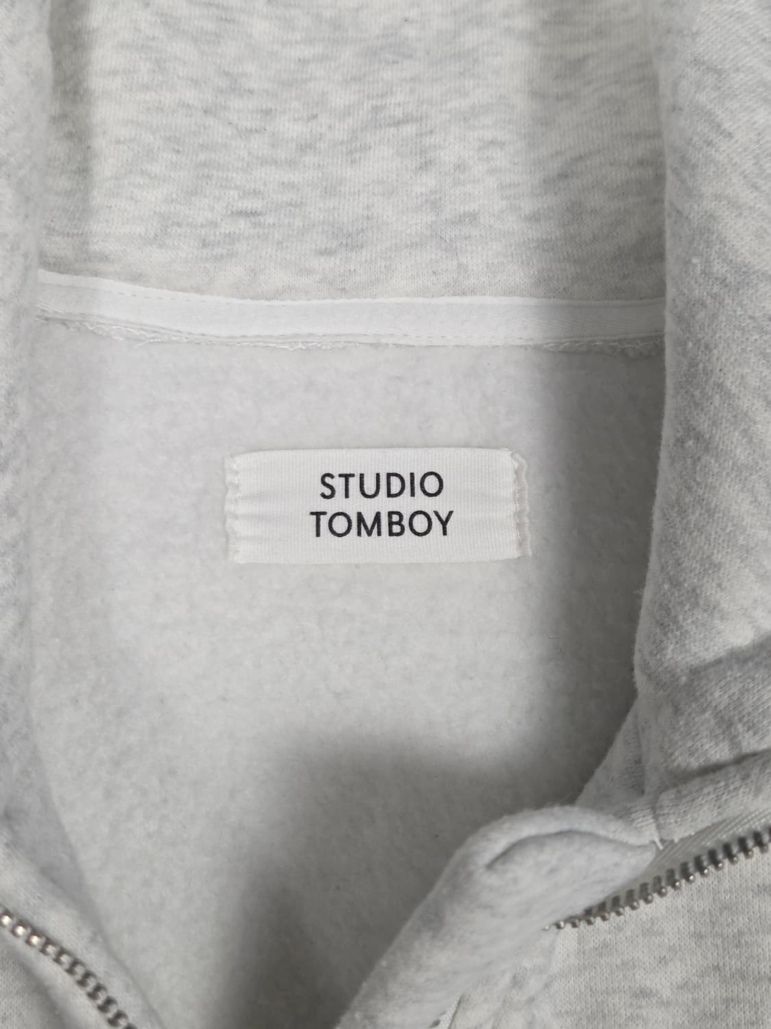 [스튜디오 톰보이] 카라 반집업 기모 원피스 | 00275 상품이미지3