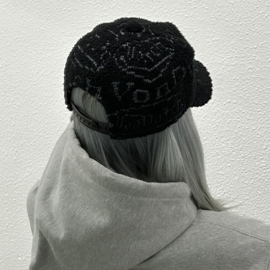 본더치 y2k 니트 블랙 캡 상품이미지3